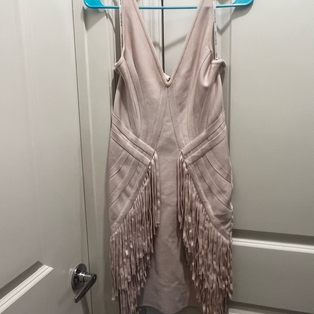 Light pink Marciano fringe dress